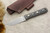 LT Wright Knives: Maverick Scout (Flat Grind) Fixed Blade Knife w/ Gray & Black G10 Handle - Mountain Texture