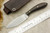 LT Wright Knives: Small Northern Hunter (AEB-L Steel) Flat Grind Fixed Blade Knife w/ Dark Maple Handle - 4