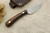 LT Wright Knives: Small Workhorse (Flat Grind) Fixed Blade Knife w/ Desert Ironwood Handle - 5