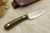 LT Wright Knives: Small Workhorse (Scandi Grind) Fixed Blade Knife w/ Desert Ironwood Handle - 1