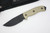 Ontario RAT-5, 4.4" Black 1095 Fixed Blade, Wilderness Survival Knife w/ Micarta Handle & Nylon MOLLE Sheath