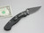 Spyderco Knives: Military (Full Flat Grind Black Blade) Folding Pocket Knife w/ Black Textured G10 Handle