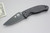 Spyderco Knives: Tenacious (Full Flat Grind Black Blade) Folding Pocket Knife w/ Black Textured G10 Handle