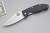 Spyderco Knives: Tenacious (Full Flat Grind) Folding Pocket Knife w/ Black Textured G10 Handle