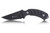 Steel Will Knives Censor 1332 Fixed Blade - Fiberglass Reinforced Nylon Handle - Black 3.54" Blade
