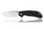 Steel Will Knives Cutjack C22-1BK Folding Blade - Black Fiberglass Reinforced Nylon Handle Handle - Satin 3.54" D2 Steel Blade