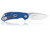 Steel Will Knives Cutjack C22-2BK Folding Blade - Blue G10 Handle Handle - Satin 3.5" M390 Steel Blade