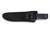 Steel Will Knives Druid 200 Fixed Blade - Black Thermoplastic Elastomer (TPE) Handle - Drop Point Blade - Satin 6.10" Blade