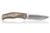 Steel Will Knives Gekko 1510 Fixed Blade - Green Canvas Micarta Handle - Satin 4.33" Blade
