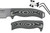 TKC G10 Handle for AK 5.5/6.5/8 and ESEE 5/6 - Midnite Tiger, 2X2