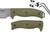 TKC G10 Handle for ESEE 5/6 - Ranger Green w/ Red Liner TKC G10 Handle for ESEE 5/6 - Ranger Green w/ Red Liner