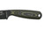 TKC: G10 Handle for ESEE Izula 2 - Green & Black, 2X2