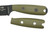 TKC: G10 Handle for ESEE Izula 2 - Ranger Green