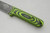 TKC: G10 Handle for ESEE PR4 - Neon Green & Black