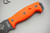 TKC: G10 Handle for Ontario RD & RBS 4, 6, 7, 9, Tanto, Hawk - Blaze Orange