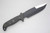 TOPS Knives B.E.S.T. (Black Eagle Strike Team), BE5020HP - Black Traction Coated 7" Blade - Black Canvas Micarta Handle