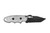 TOPS Knives C.A.T., 203 - Tanto Point - Black Traction Coated Blade - Black Linen Micarta Handle