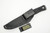 TOPS Knives Fieldcraft 154CM Stainless (By Brothers of Bushcraft), BROS-154-BLK10 - Tumble Finished 4.75" Blade - Black G10 Handle