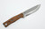 TOPS Knives Fieldcraft 154CM Stainless (By Brothers of Bushcraft), BROS-154-TC - Tumble Finished 4.75" Blade - Tan Canvas Micarta Handle