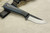 Valkyrie Knives Custom Hooligan Fixed Blade (Flat Tang) Knife w/ Blue & Black G10 Handle, Black G10 Bolster & Black Liners - 1