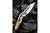 WE Knife Company 906C - Isham Arrakis Titanium Framelock - Gold/Gray - 3.5" Satin Blade