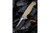 WE Knife Company Streak 818A - Tan G10 Liner Lock - 3.4" Black Stonewash/Satin Blade