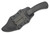 Winkler Knives - Belt Knife - 80CRV2 Steel - Flat Grind - Black Laminate Handle - Tapered Tang
