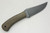Winkler Knives - Blue Ridge Hunter - 80CRV2 Steel - Flat Grind - Green Laminate