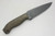 Winkler Knives - Striker - 80CRV2 Steel - Flat Grind - Green Canvas Micarta Handle