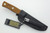 TOPS Knives Fieldcraft 3.5 - MBROS-01-SF - 90 Degree Spine - Black Traction Coating - 3.75" Blade - 1095 Carbon Steel - Firesteel - Tan Canvas Micarta Handle