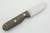 LT Wright Knives Bushbaby - A2 Steel - Flat Grind - Green Canvas Micarta - Matte Finish