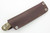 LT Wright Knives Great Plainsman - Saber Grind - D2 Steel - Buckeye Burl Handle - Brass Pins - Polished Finish / FREE BLACK LINERS! - 1