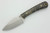 LT Wright Knives Great Plainsman - Saber Grind - D2 Steel - Buckeye Burl Handle - Brass Pins - Polished Finish / FREE BLACK LINERS! - 5