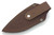 LT Wright Knives Lil Muk - Flat Grind - CPM 3V Steel - Green Canvas Micarta - Matte Finish