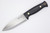 LT Wright Knives Illuminous 5 - 3V Steel - Scandi Grind - Black Canvas Micarta - Matte Finish
