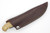 LT Wright Knives Patriot - A2 Tool Steel - Flat Grind - Natural Curly Maple Handle - Matte Finish - 2 / FREE Black Liners!
