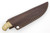 LT Wright Knives Patriot - A2 Tool Steel - Flat Grind - Natural Curly Maple Handle - Matte Finish - 4 / FREE Black Liners!