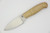 LT Wright Knives Patriot - A2 Tool Steel - Flat Grind - Natural Curly Maple Handle - Matte Finish - 5 / FREE Black Liners!