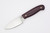 LT Wright Knives Patriot - A2 Steel - Flat Grind - Double Red Canvas Micarta Handle - White Liners