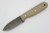 LT Wright Knives Bushbaby HC - Convex Grind - Snakeskin Micarta - Matte Finish