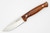 LT Wright Knives Woodland Trail - A2 Steel - Saber Grind - Desert Ironwood Handle - Polished Finish - 5 - FREE Black Liners!