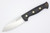 LT Wright Knives Forest Trail - 3V Steel - Saber Grind Spear Point - Black Canvas Micarta Handle - Matte Finish