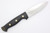 LT Wright Knives Forest Trail - 3V Steel - Saber Grind Spear Point - Black Canvas Micarta Handle - Matte Finish