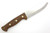 LT Wright Knives Forest Trail - CPM 3V Steel - Scandi Grind - Spear Point - Bocote - Matte Finish / FREE Black Liners! - 4