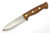 LT Wright Knives Forest Trail - CPM 3V Steel - Scandi Grind - Spear Point - Bocote - Matte Finish / FREE Black Liners! - 5