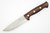 LT Wright Knives Forest Trail - A2 Steel - Scandi Grind - Desert Ironwood Handle - Polished Finish - FREE Black Liners!  - 2