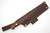LT Wright Knives Forest Trail - A2 Steel - Scandi Grind - Desert Ironwood Handle - Polished Finish - FREE Black Liners! - 3