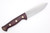 LT Wright Knives Forest Trail - A2 Steel - Scandi Grind - Spear Point - Double Red Canvas Micarta Handle - Matte Finish
