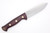 LT Wright Knives Forest Trail - A2 Steel - Scandi Grind - Spear Point - Double Red Canvas Micarta Handle - Matte Finish - Kydex Sheath