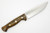 LT Wright Knives Forest Trail - A2 Steel - Saber Grind - Bocote Handle - Polished Finish - 3 / FREE Black Liners!